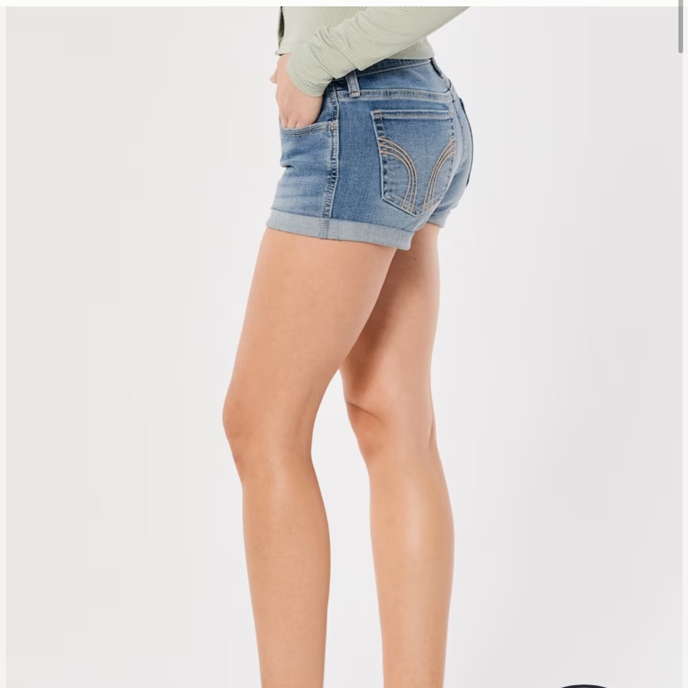 Holister medium wash Denim shorts